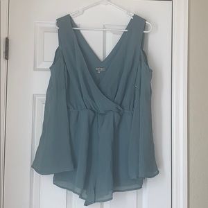 Blue romper